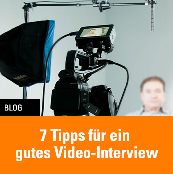 Tipps für ein gutes Videointerview