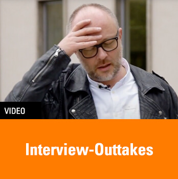 Interview-Outtakes eines Videodrehs